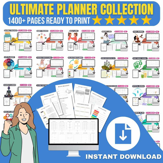Ultimate Planner Collection (PDF-Ready To Use)