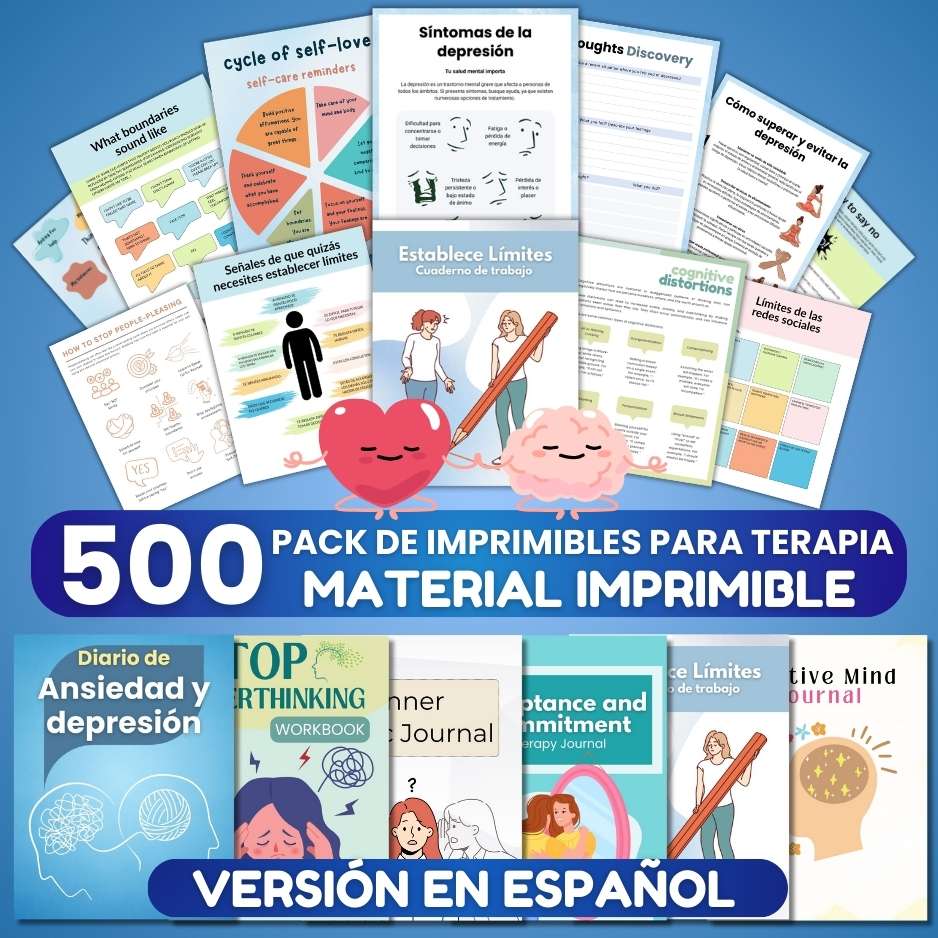 Pack de Recursos Imprimibles para Terapia