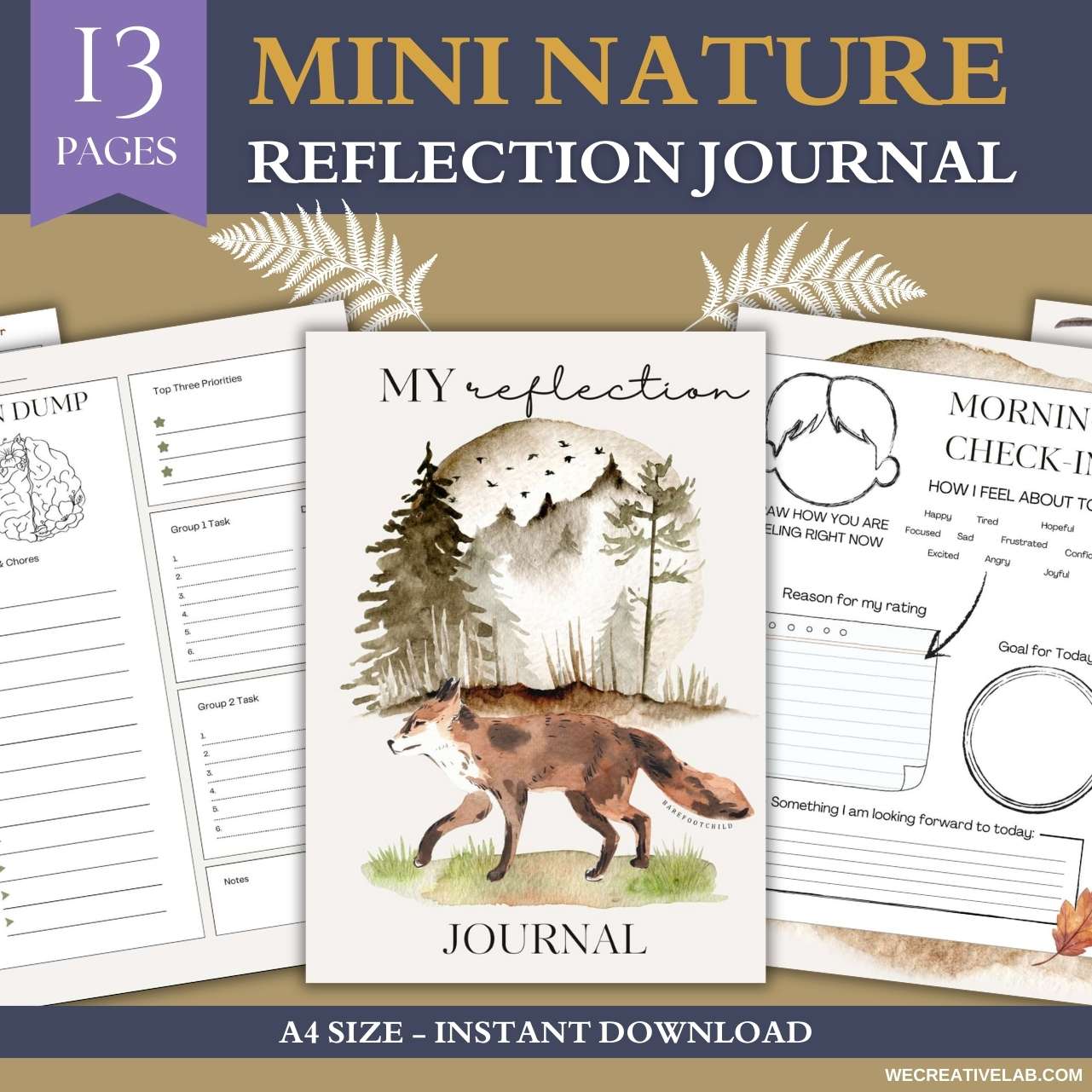 Nature Learning Pack for Kids, Printable Flashcards & Worksheets, Homeschool & Early Education