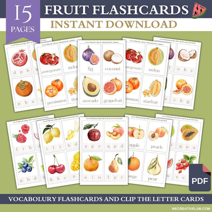 Nature Learning Pack for Kids, Printable Flashcards & Worksheets, Homeschool & Early Education