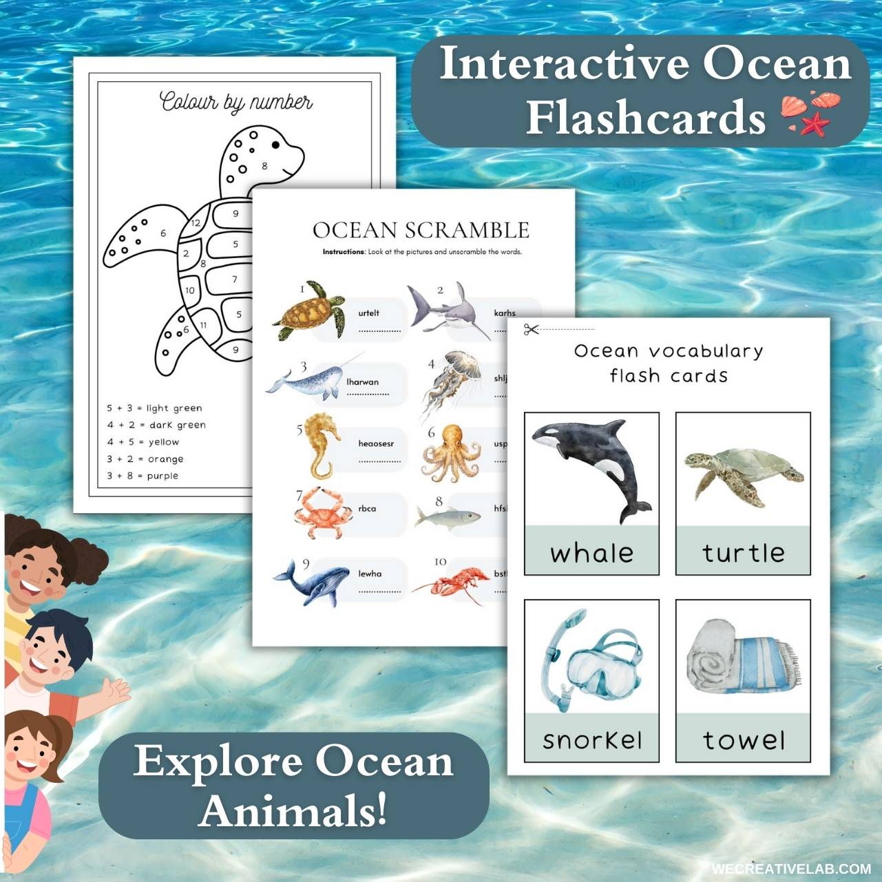 Ocean Theme Learning Bundle