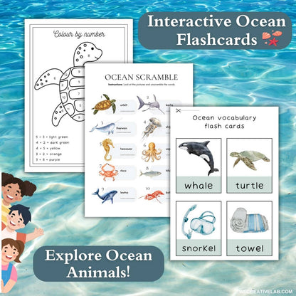 Ocean Theme Learning Bundle