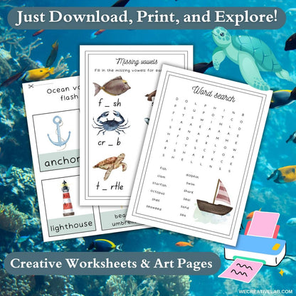 Ocean Theme Learning Bundle