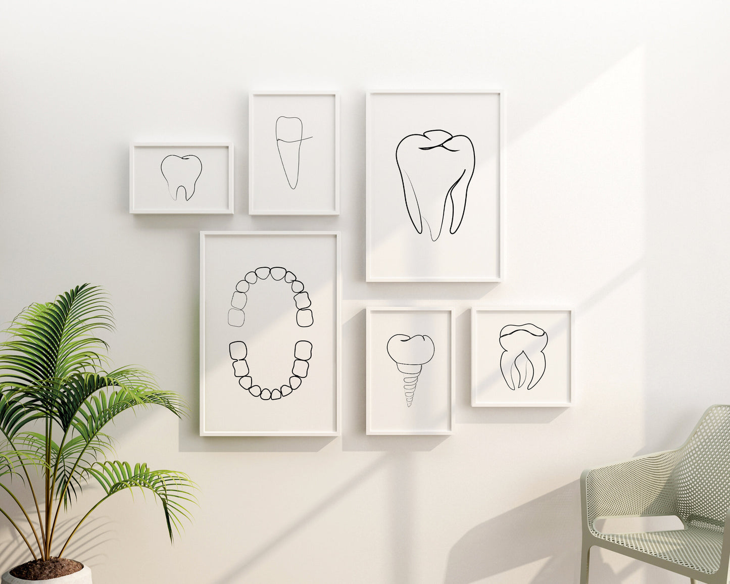 28 disegni dentali, set d'arte da parete dentista, bundle di stampa d'arte odontoiatria