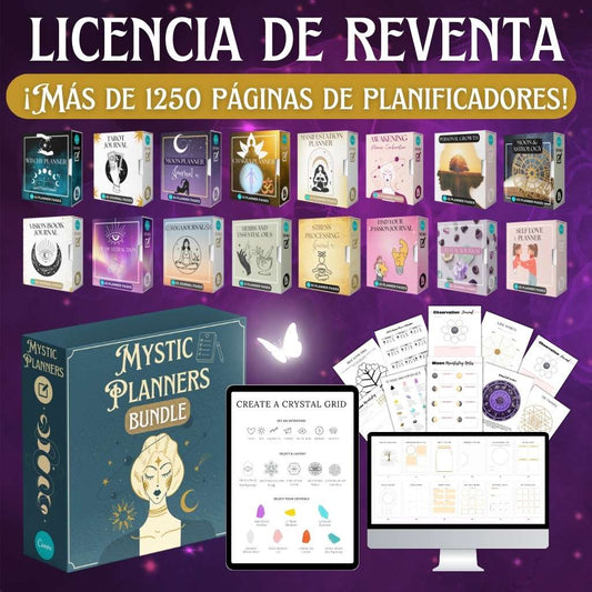 Mystic Planners Bundle - Español (LICENCIA DE REVENTA MASTER)