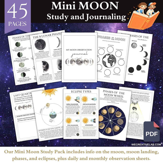 Moon Phases Mini Study & Journal Pack