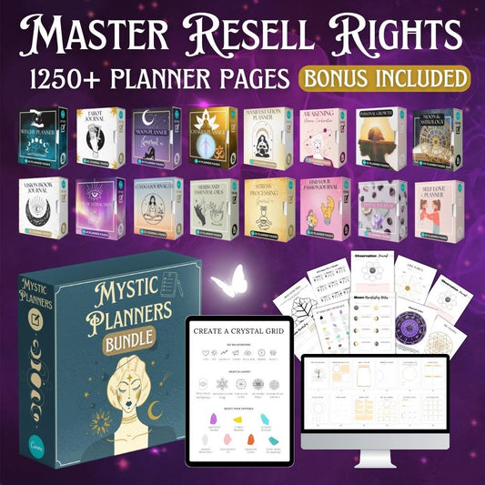 Mystic Planners Bundle (MASTER RESELL RIGHTS)